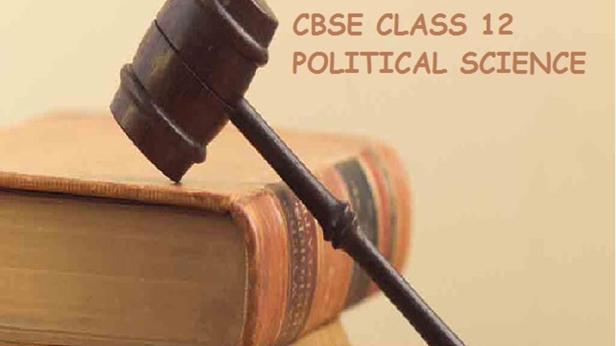 CBSE Class 12 Political Science